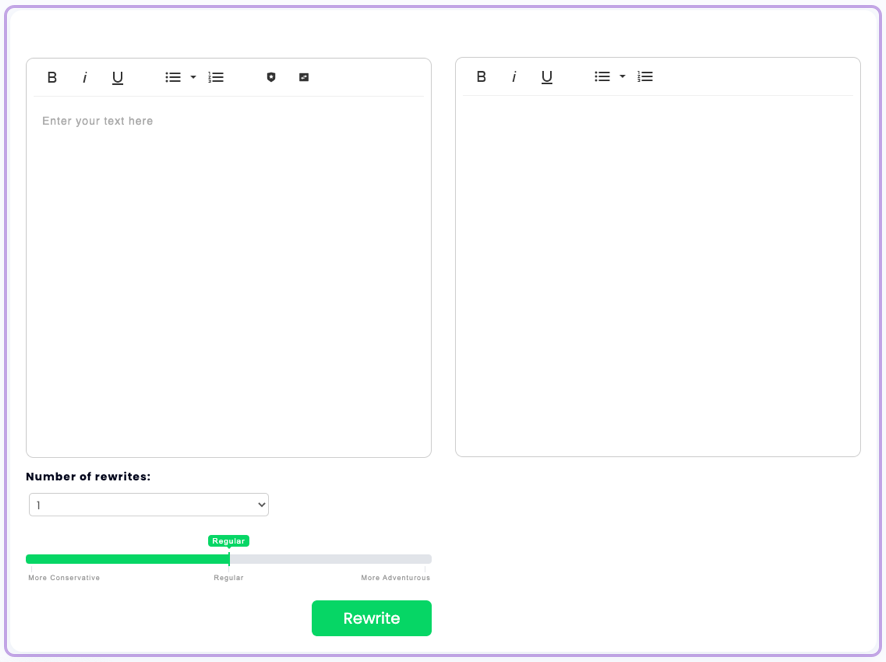 WordAi Version 5 Editors