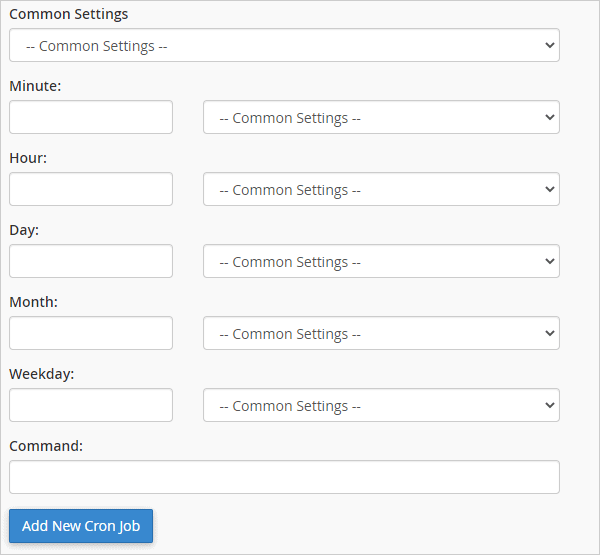 CPanel cron job