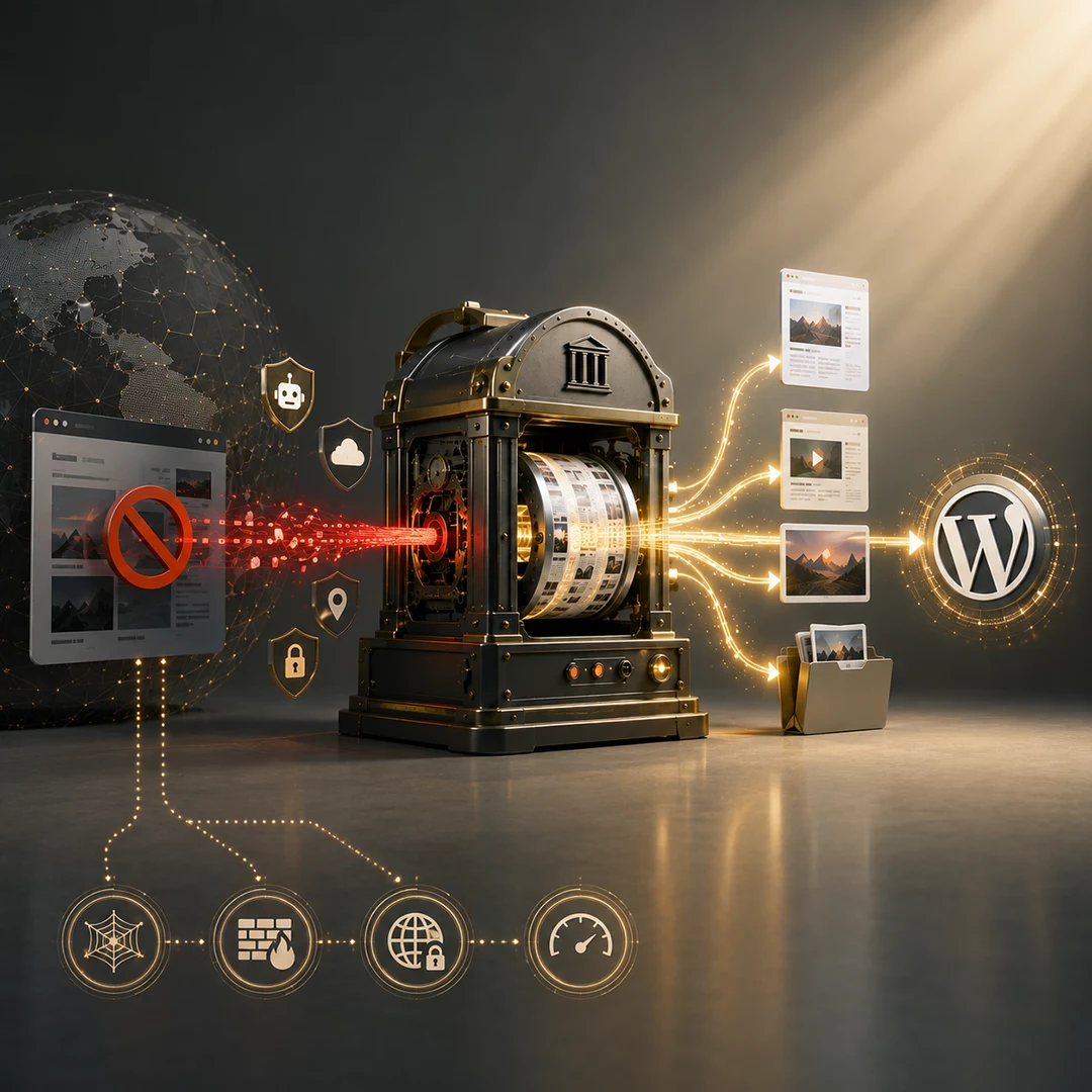 Bypassing anti-scraping protections using the Wayback Machine